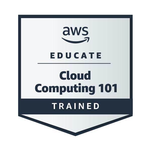 AWS Educate Cloud Computing 101 badge